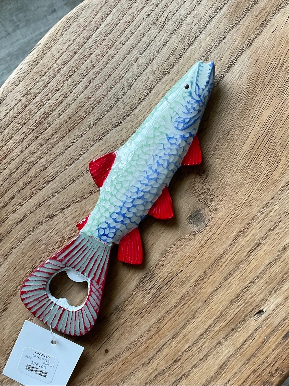 Anthropologie Terrain Fish Bottle Opener NWT